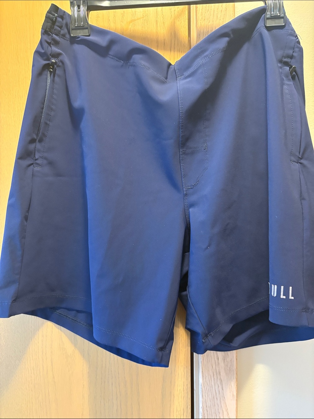 NOBULL Navy Blue Athletic Men’s Shorts with Zippered Pockets